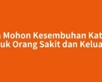 Doa Mohon Kesembuhan Katolik untuk Orang Sakit dan Keluarga