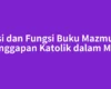 Isi dan Fungsi Buku Mazmur Tanggapan Katolik dalam Misa